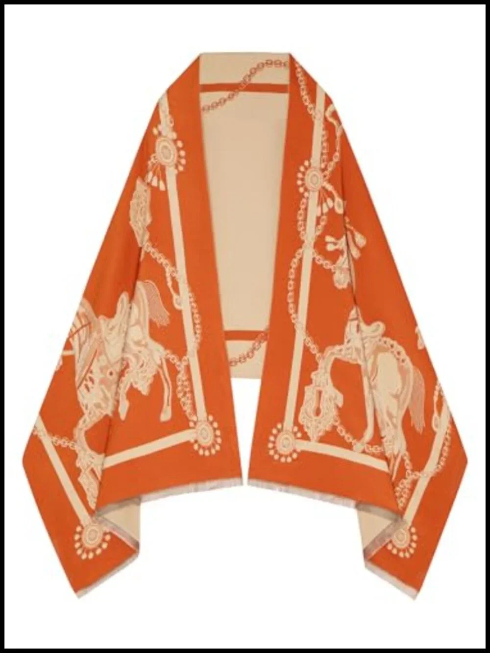 Reversible Pashmina Shawl Wrap for Women, Big Scarf Open Front Poncho Cape